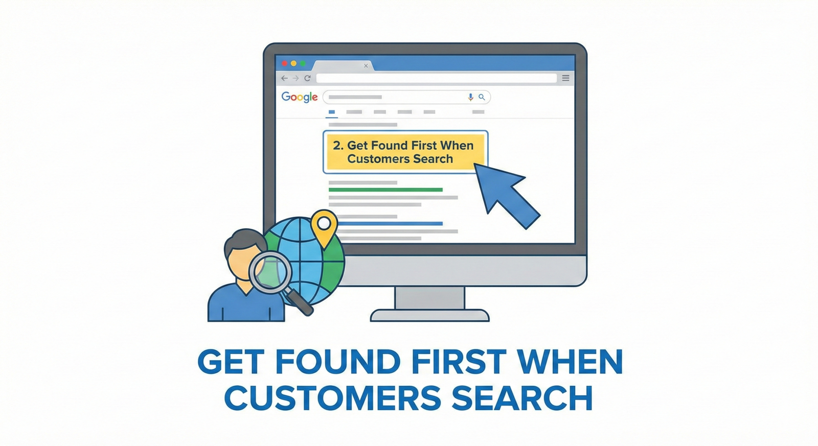 Get Found Visibility Illustration